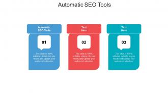 Automatic seo tools ppt powerpoint presentation slides diagrams cpb