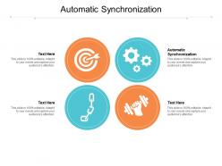 Automatic synchronization ppt powerpoint infographic template smartart cpb