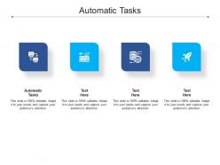 Automatic tasks ppt powerpoint presentation model example cpb