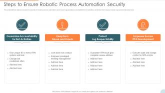 Automatic Technology Steps To Ensure Robotic Process Automation Security
