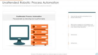 Automatic Technology Unattended Robotic Process Automation Ppt Styles Ideas