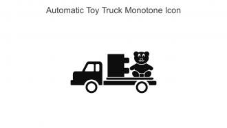 Automatic Toy Truck Monotone Icon In Powerpoint Pptx Png And Editable Eps Format