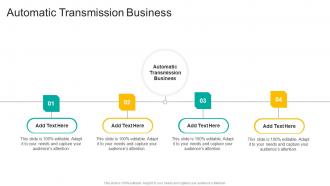 Automatic Transmission Business In Powerpoint And Google Slides Cpb
