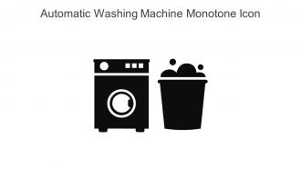 Automatic Washing Machine Monotone Icon In Powerpoint Pptx Png And Editable Eps Format