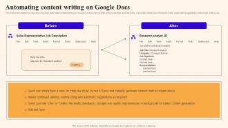 Automating Content Writing On Google Docs Using Google Bard Generative Ai AI SS V