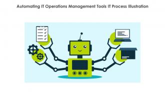 Automating IT Operations Management Tools It Process Illustration