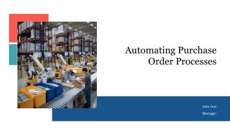 Automating Purchase Order Processes PPT Mockup AT