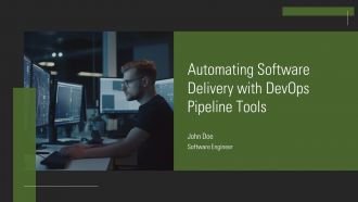 Automating Software Delivery With Devops Pipeline Tools PPT Demonstration AT