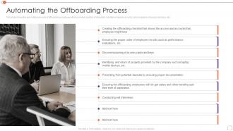 Automating The Offboarding Process Automating Key Tasks Of Human Resource Manager