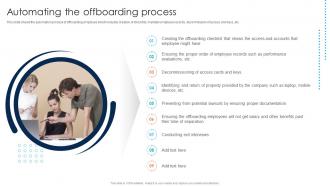 Automating The Offboarding Process Human Resource Process Automation Ppt Slides Example
