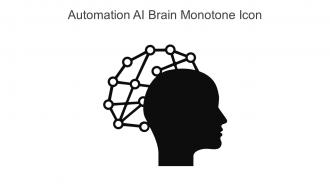 Automation AI Brain Monotone Icon In Powerpoint Pptx Png And Editable Eps Format