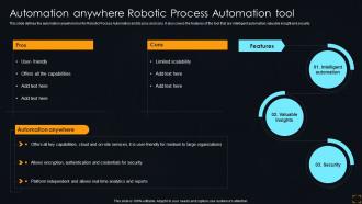 Automation Anywhere Robotic Process Streamlining Operations With Artificial Intelligence