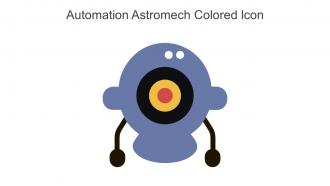 Automation Astromech Colored Icon In Powerpoint Pptx Png And Editable Eps Format