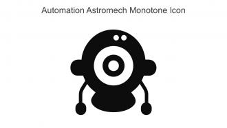 Automation Astromech Monotone Icon In Powerpoint Pptx Png And Editable Eps Format