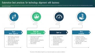 Automation Best Practices For Technology Alignment With Business