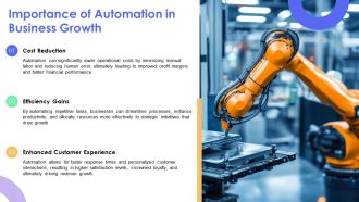 Automation Boosting Revenue Growth Efficiently PPT Sample AT Pre-designed Customizable