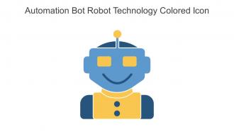 Automation Bot Robot Technology Colored Icon In Powerpoint Pptx Png And Editable Eps Format