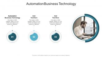 Automation Business Technology In Powerpoint And Google Slides Cpb