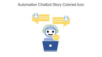 Automation Chatbot Story Colored Icon In Powerpoint Pptx Png And Editable Eps Format