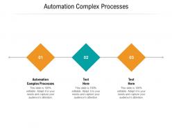 Automation complex processes ppt powerpoint presentation layouts slide portrait cpb