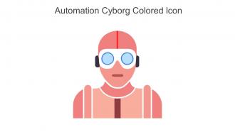 Automation Cyborg Colored Icon In Powerpoint Pptx Png And Editable Eps Format