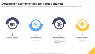 Automation Economic Feasibility Study Analysis