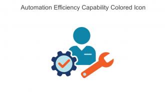 Automation Efficiency Capability Colored Icon In Powerpoint Pptx Png And Editable Eps Format