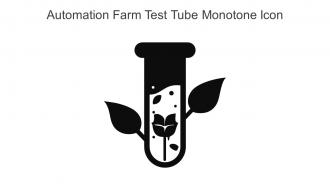 Automation Farm Test Tube Monotone Icon In Powerpoint Pptx Png And Editable Eps Format
