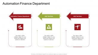 Automation Finance Department In Powerpoint And Google Slides Cpb
