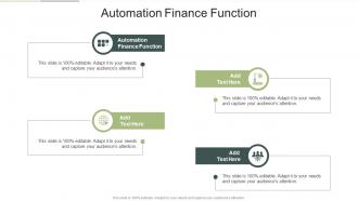 Automation Finance Function In Powerpoint And Google Slides Cpb