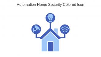Automation Home Security Colored Icon In Powerpoint Pptx Png And Editable Eps Format