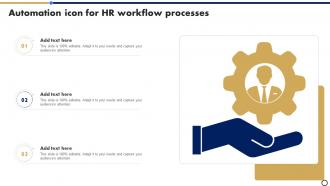 Automation Icon For HR Workflow Processes