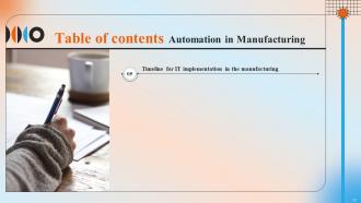 Automation In Manufacturing IT Powerpoint Presentation Slides V Slides Editable