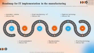 Automation In Manufacturing IT Powerpoint Presentation Slides V Image Editable