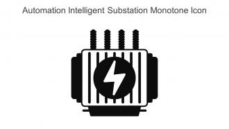Automation Intelligent Substation Monotone Icon In Powerpoint Pptx Png And Editable Eps Format