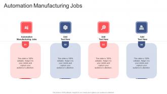 Automation Manufacturing Jobs In Powerpoint And Google Slides Cpb