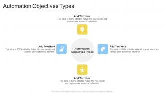 Automation Objectives Types In Powerpoint And Google Slides Cpb