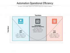 Automation operational efficiency ppt powerpoint presentation portfolio graphics cpb