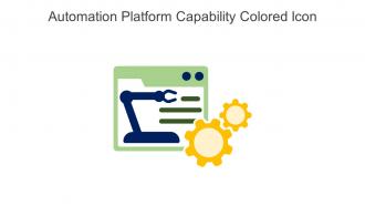 Automation Platform Capability Colored Icon In Powerpoint Pptx Png And Editable Eps Format