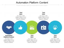 Automation platform content ppt powerpoint presentation summary shapes cpb