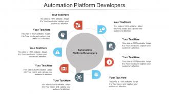 Automation platform developers ppt powerpoint presentation pictures vector cpb