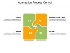Automation process control ppt powerpoint presentation portfolio graphic images cpb