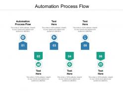 Automation process flow ppt powerpoint presentation infographic template gallery cpb