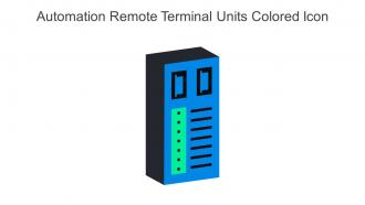 Automation Remote Terminal Units Colored Icon In Powerpoint Pptx Png And Editable Eps Format