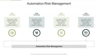 Automation Risk Management In Powerpoint And Google Slides Cpb
