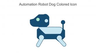 Automation Robot Dog Colored Icon In Powerpoint Pptx Png And Editable Eps Format