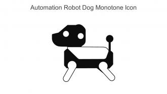 Automation Robot Dog Monotone Icon In Powerpoint Pptx Png And Editable Eps Format