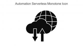 Automation Serverless Monotone Icon In Powerpoint Pptx Png And Editable Eps Format