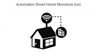 Automation Smart Home Monotone Icon In Powerpoint Pptx Png And Editable Eps Format