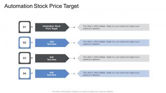 Automation Stock Price Target In Powerpoint And Google Slides Cpb